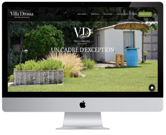 Site Internet Villa Drossa